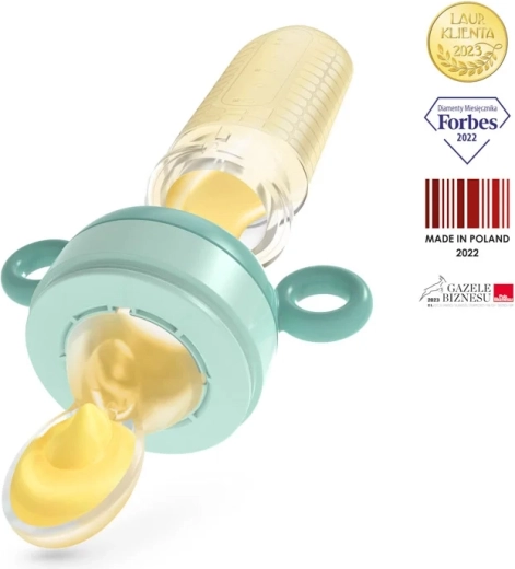 Neno Gusto silicone feeding pacifier with spoon 2-in-1