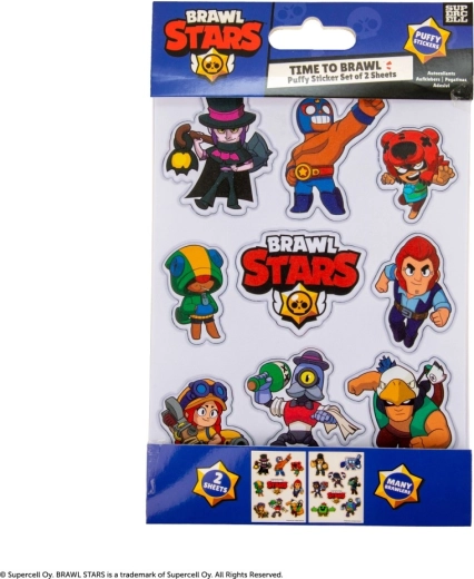 Brawl Stars 3D stickers – set van 2 vellen