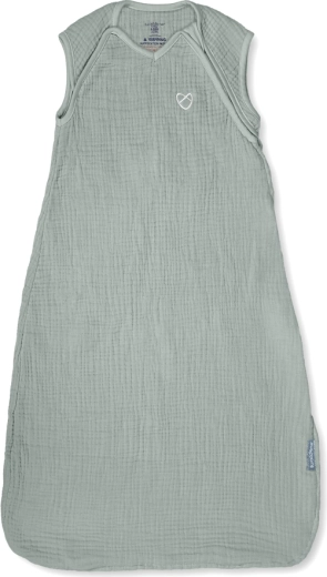 Muslin Sleeping Bag INGENUITY SwaddleMe TOG 1.5, Grey, 3–18 Months