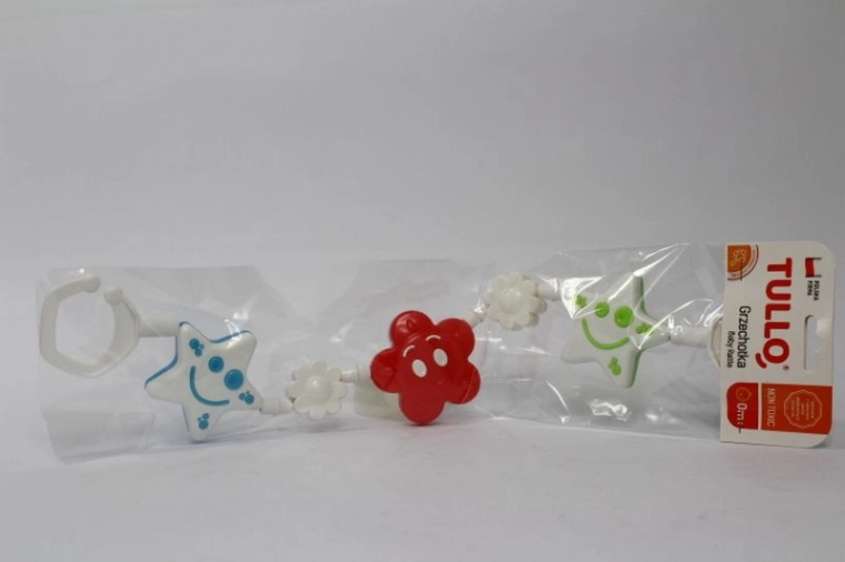 Tullo stroller hanging toy – 2 stars and a flower