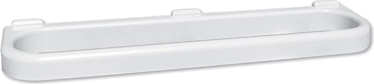 Porte-serviettes en plastique 45,8 × 10,9 cm blanc