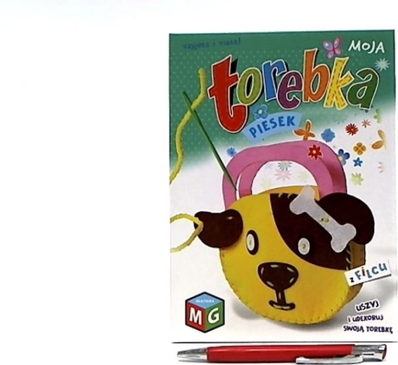 Moja Torebka creatieve set voor het maken van een vilten tasje Hondje