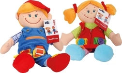 Small Foot poupées en tissu Chiara et Massimo, lot de 2