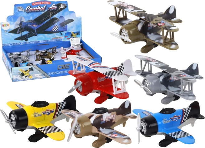 Powered Airplane Toys in Light Metal Design