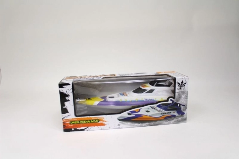 Bateau à moteur RC télécommandé 28 cm