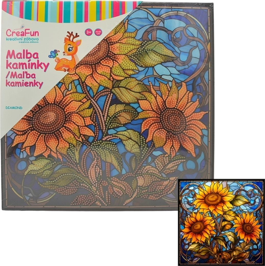 Diamond painting Zonnebloem 30 × 30 cm