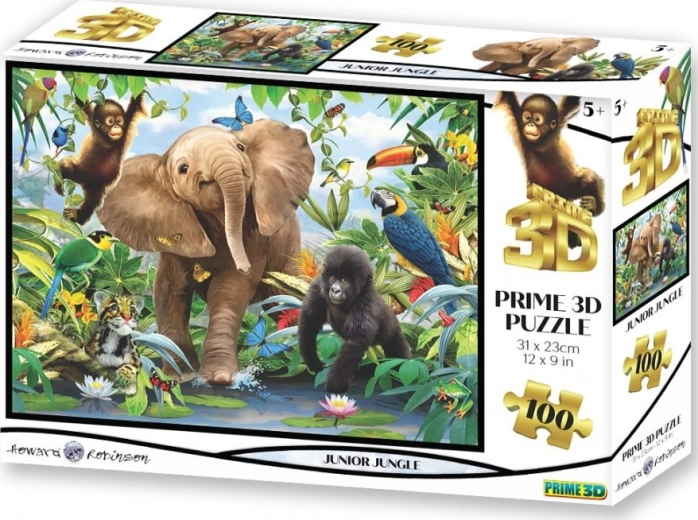 PRIME 3D Puzzle Jungle 3D 100 pieces