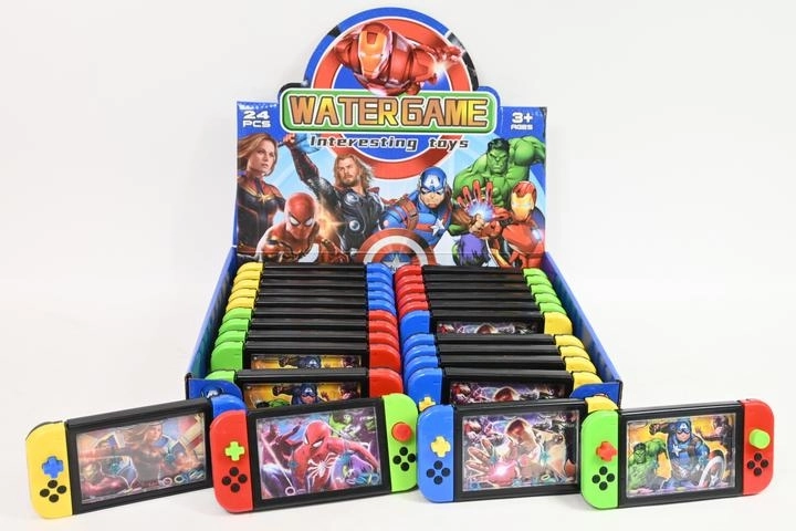 Zakelijk water spelletje met heldenmotief