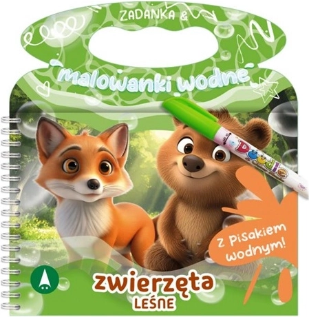 Water Coloring Book and Activities: Forest Animals