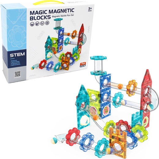 Circuit à billes magnétique 74 pièces