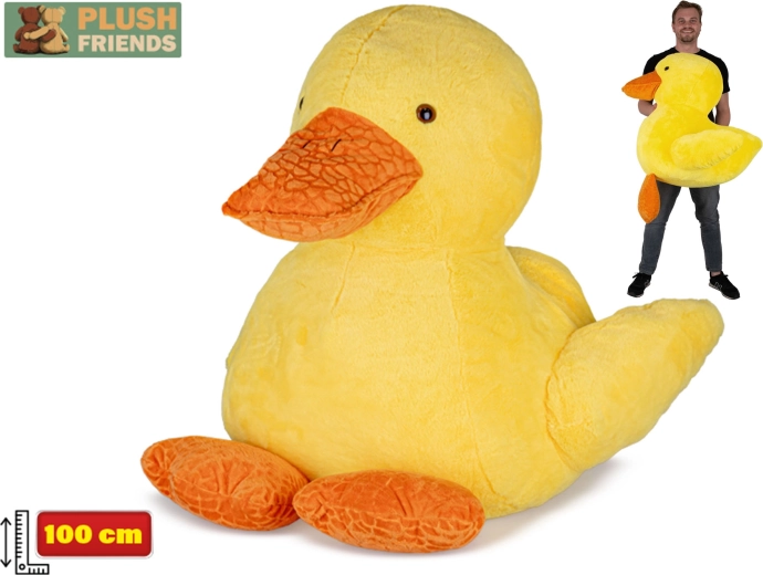 Plush Duck Plush Friends 100 cm – large soft toy for kids and adults