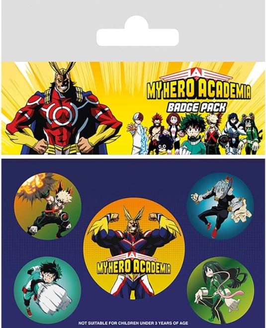 My Hero Academia Badge Set (5 pcs)