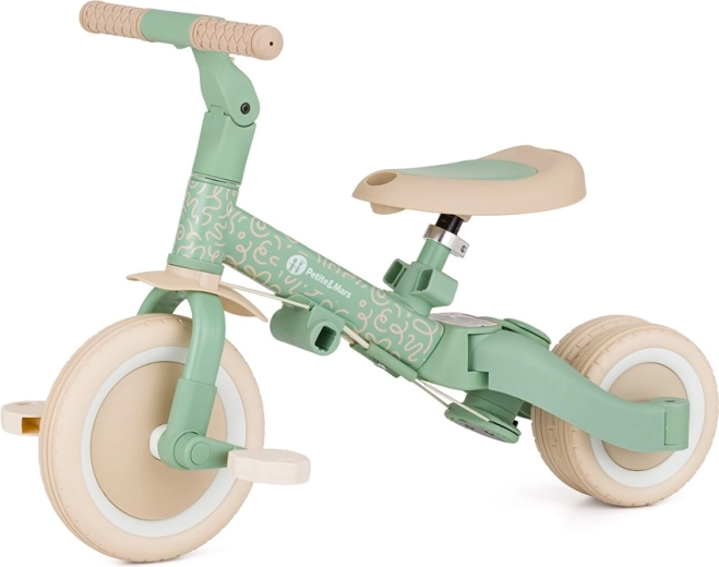 Petite&Mars tricycle 5-en-1 Turbo Green Twist