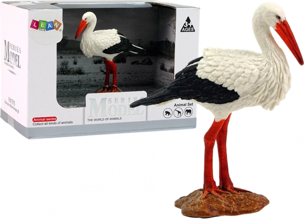 Collectible White Stork Figurine – Animals of the World