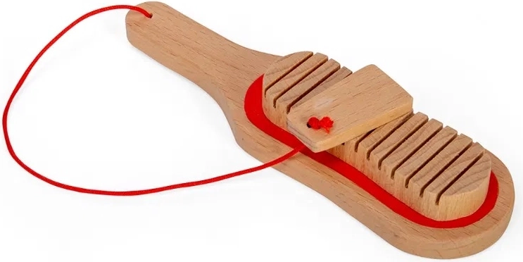 Bigjigs Toys güiro en bois – finition naturelle