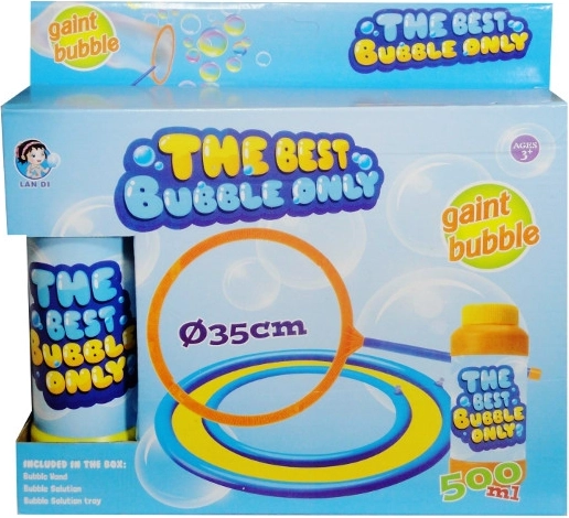 Kit à bulles avec attrape-bulles et solution