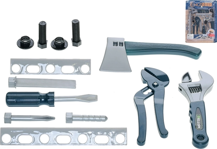 Set d’outils pour enfants 13 pcs sur carte