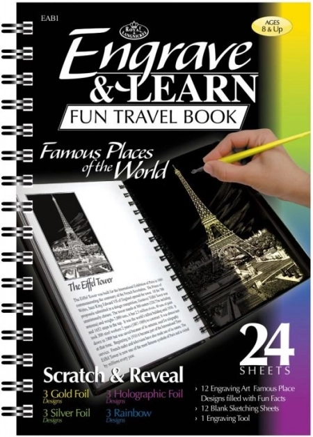 Kraskaartjes in blok beroemde plekken