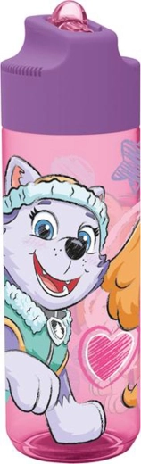 Ecozen kunststof fles Paw Patrol 540 ml roze