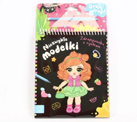 Scratch Art Book with Stylus: Extraordinary Models