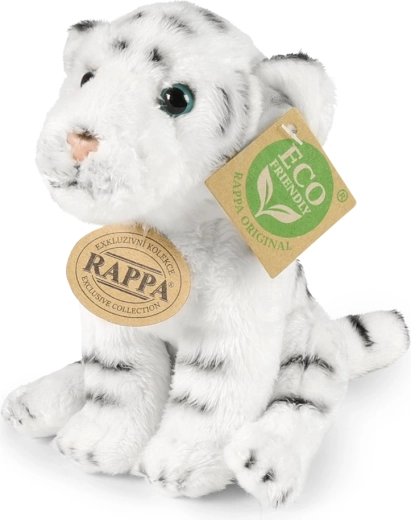 Pluchen witte tijger 15 cm eco‑friendly