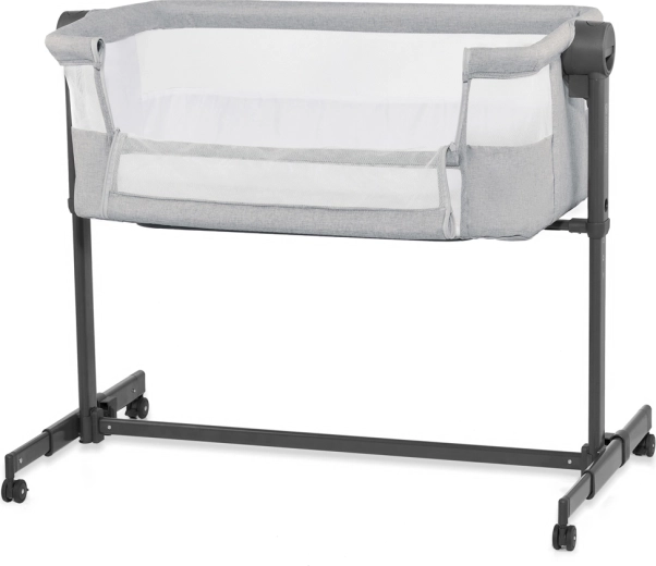 Kinderkraft berceau cododo 2 en 1 Nestee Up 2, gris clair