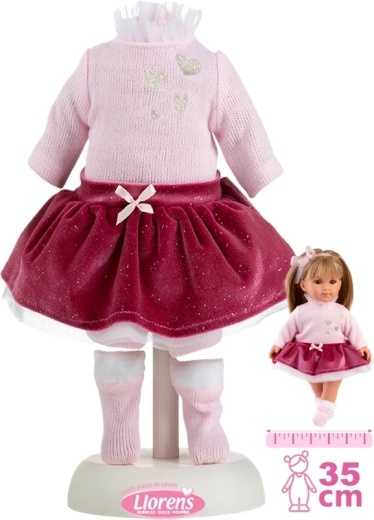 Llorens outfit for 35 cm doll – 3-piece set
