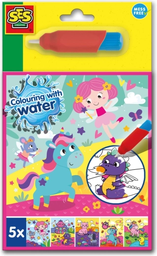 Water Painting – Fantasy Coloring Pages with Brush