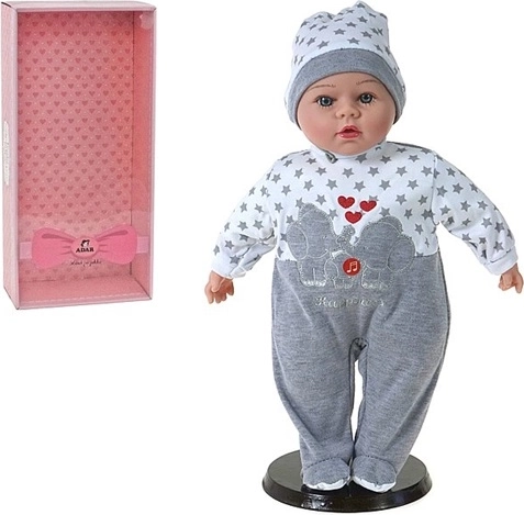 Talking baby doll with sound in Polish