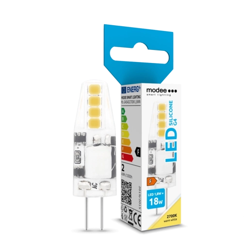 Ampoule LED G4 en silicone 1,8 W 12 V 2700 K 180 lm Modee Lighting