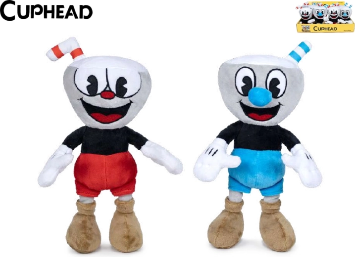 Plush Figures CUPHEAD and MUGMAN 25 cm