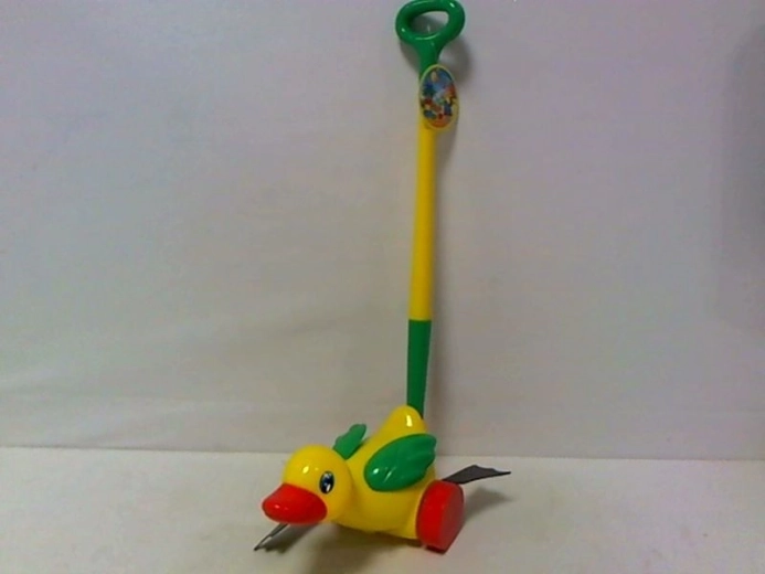 Children’s duck ride-on balance toy with steering handle