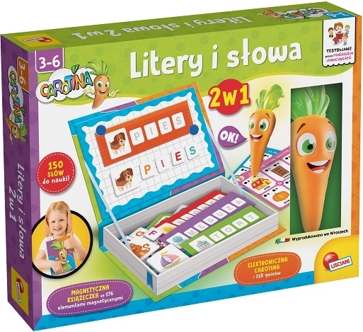 Lisciani Carotina Letters and Words 2 in 1