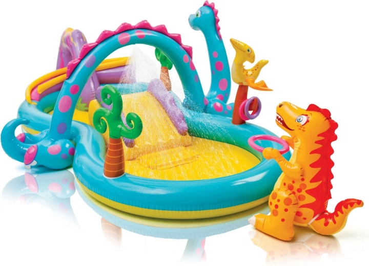 Inflatable Water Play Center Dinosaurs 302 × 229 × 112 cm