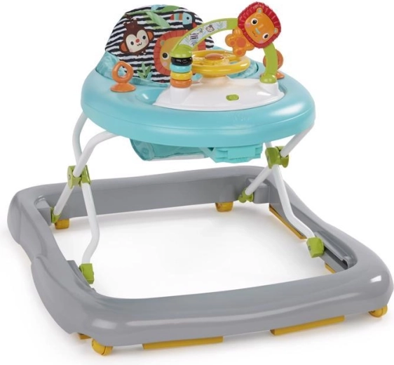 BRIGHT STARTS Zig Zag Zebra Walker, adjustable and interactive