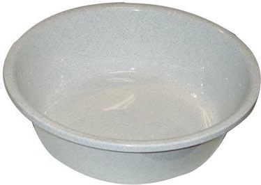 Plastic Wash Basin 36 cm White