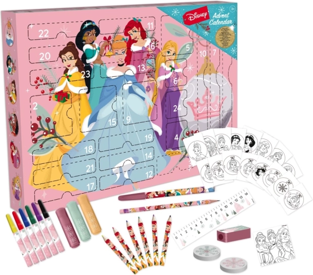 Disney Princess Advent Calendar – Creative Stationery Set