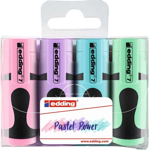 Edding Mini Pastel Highlighters, set of 4