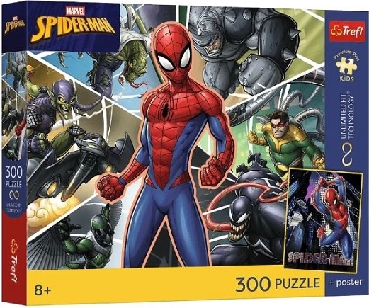 Puzzle pour enfants Premium Plus Kids Spider-Man Héros caché 300 pièces