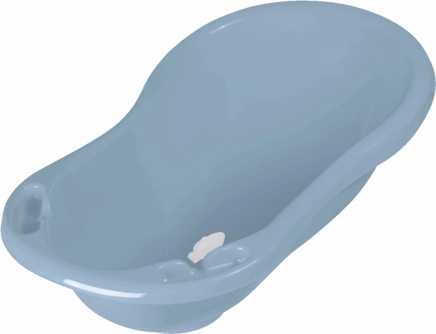 Baby bathtub with plug Pure 84 cm – Blue