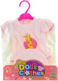 Poppenkleding voor 36–46 cm – rompertje met mutsje