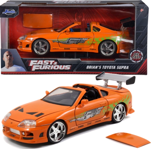 Toyota Supra Fast & Furious Metallmodell 19 cm