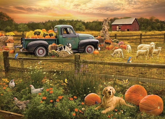 Harvest Puzzle 1000 Pieces COBBLE HILL