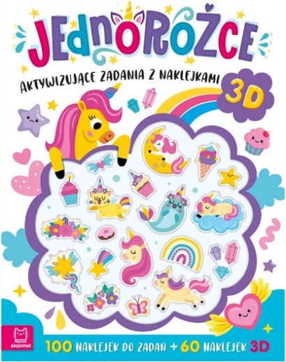 Unicorns – Activity Book with 3D Stickers