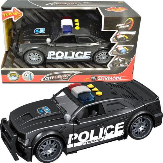 Politiewagen City Service Car 1:14 met lichten en geluiden