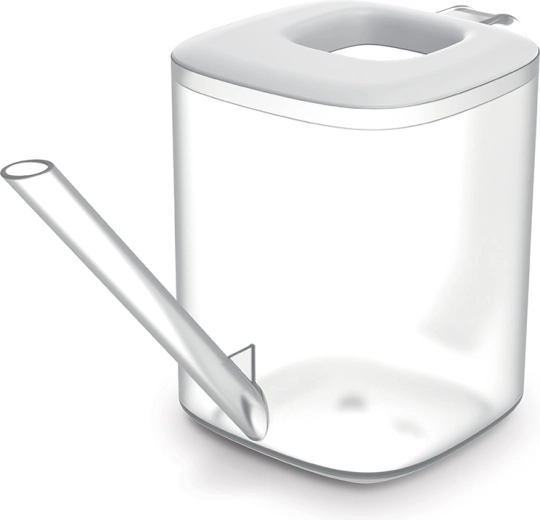 Arrosoir Tubi 1 l transparent/blanc