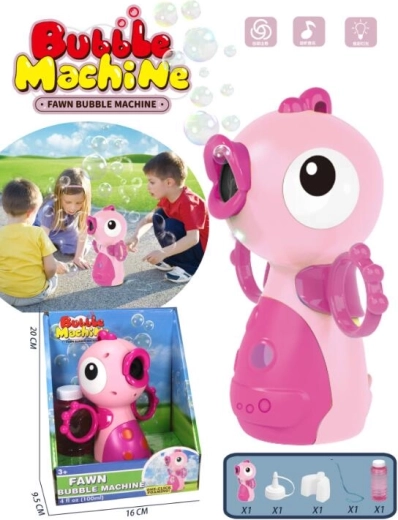 Bellenblaasmachine Vogeltje – roze