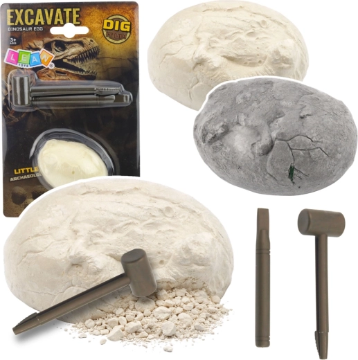 Archaeology Set – Dinosaur Egg Excavation with Figurine and Tools
