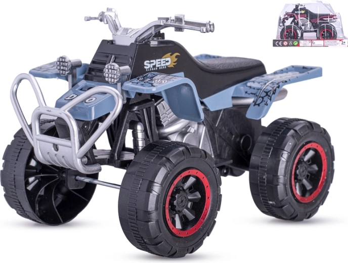 18 cm friction-powered quad bike