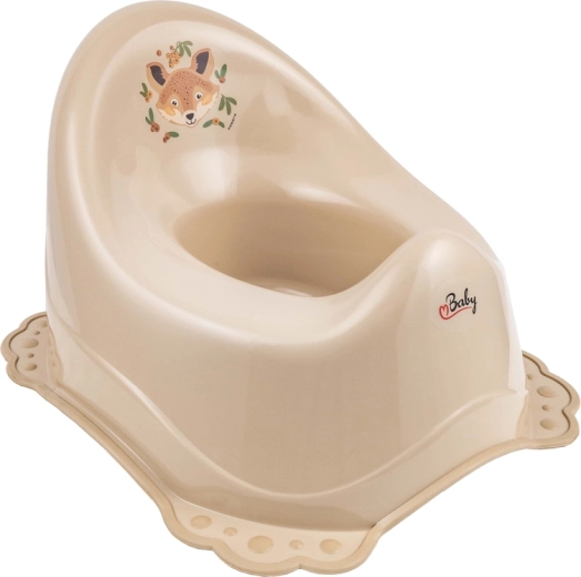 Pot pour enfants antidérapant Maltex The Nature Buddies renard beige